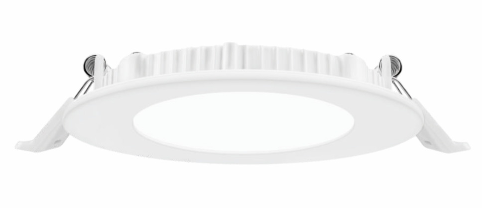 4" Round Slim LED, White Trim